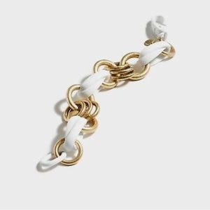 3 for 30⚡️J. Crew Chunky Multi Chain Bracelet - White Gold